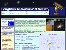 Tablet Screenshot of las-astro.org.uk